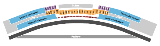 Daytona International Speedway Seating Map