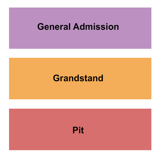 DePew Arena GA-Grandstand-Pit Seating Chart