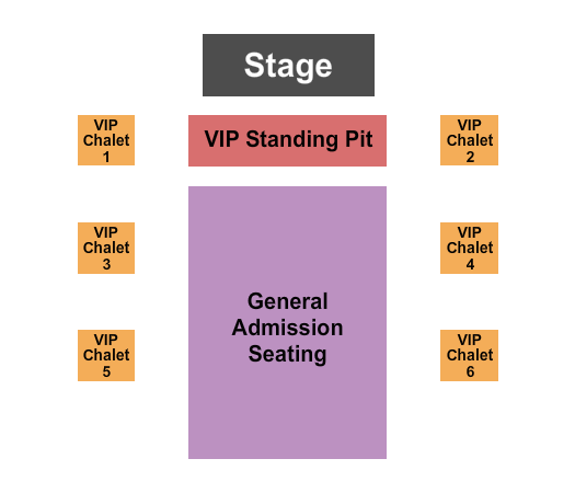 Decatur Indoor Sports Center GA/VIP Pit/Chalets Seating Chart