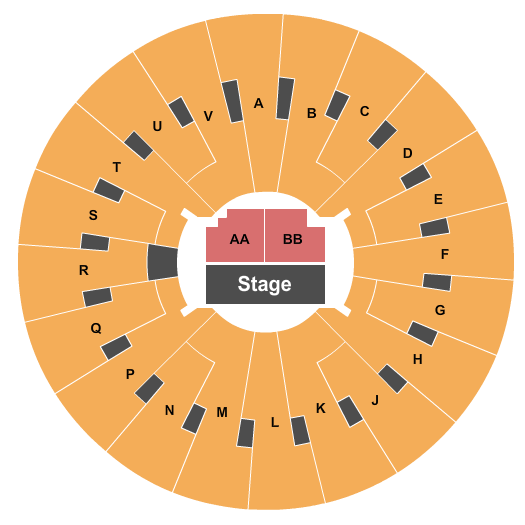Dee Events Center End Stage Seating Chart