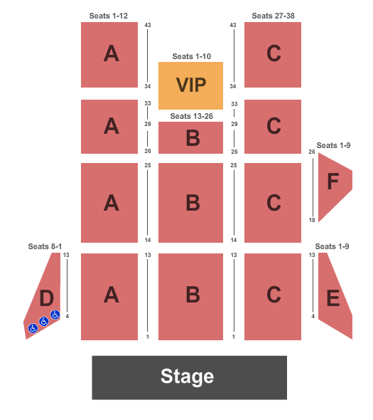 12 Tribes Lake Chelan Casino Amphitheater End Stage Seating Chart