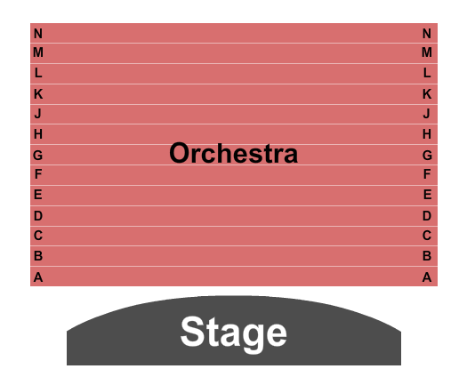 Dekker Centre for the Performing Arts Endstage Seating Chart