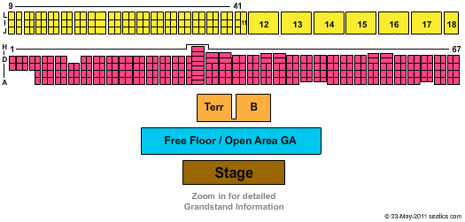 Del Mar Fairgrounds Concert Seating Chart