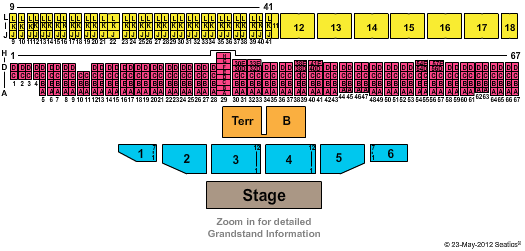 Del Mar Fairgrounds Concert Reserved Floor Seating Chart