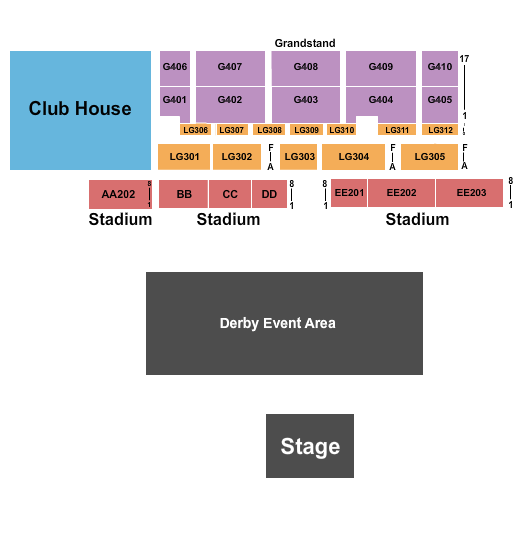 Delaware State Fairgrounds Demolition Derby Seating Chart