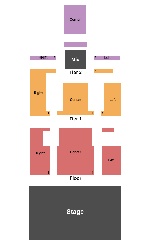 Delmar Hall Endstage Reserved Seating Chart
