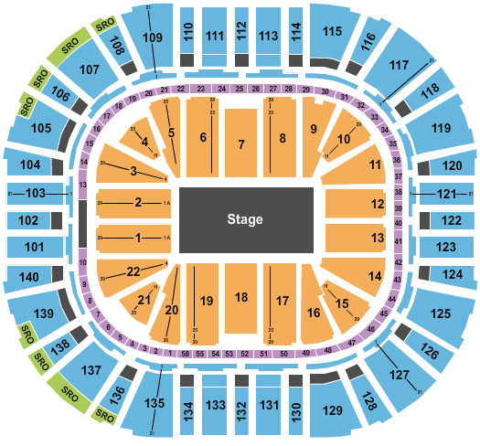 Delta Center Kanye West Seating Chart