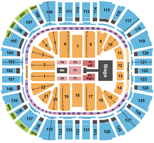 Delta Center Kelsea Ballerini Seating Chart