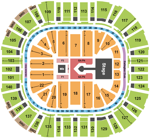 Delta Center Sabrina Carpenter Seating Chart