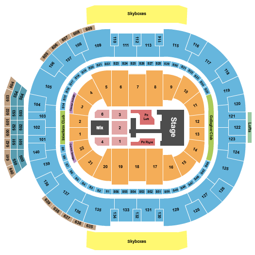 Delta Center Seating Chart