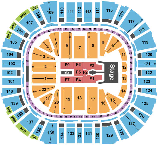 Delta Center Tim McGraw 2023 Seating Chart