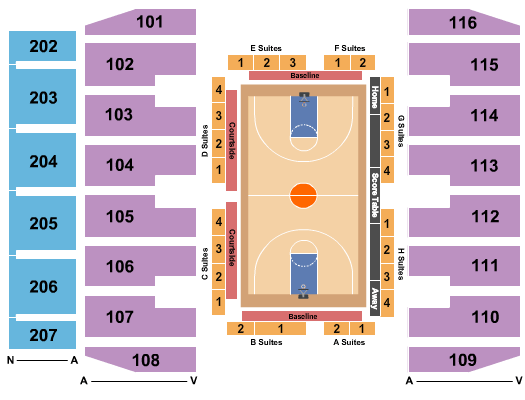 Deltaplex Arena Basketball Seating Chart