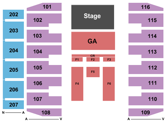 Deltaplex Arena Luke Combs Seating Chart