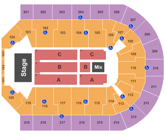 Denny Sanford Premier Center Dolly Parton Seating Chart