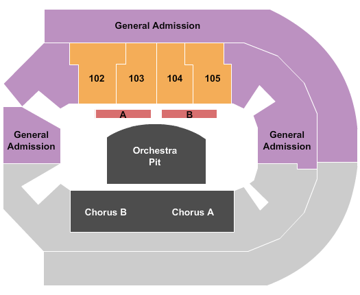Denny Sanford Premier Center Orchestra Seating Chart
