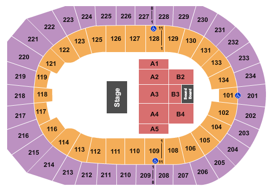 Denver Coliseum RBRM Seating Chart