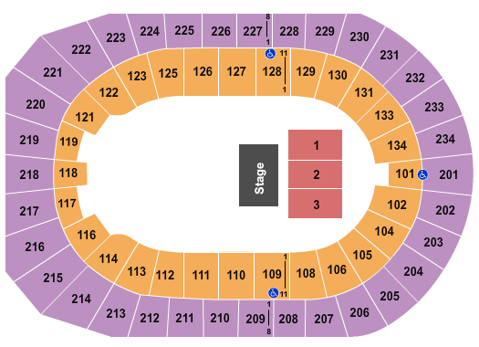 Denver Coliseum Sesame Street Magic Seating Chart