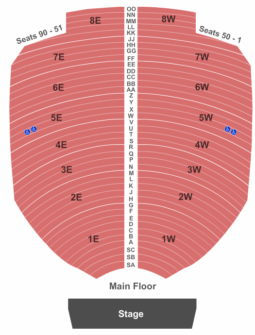 Des Moines Civic Center Seating Chart Seat Numbers