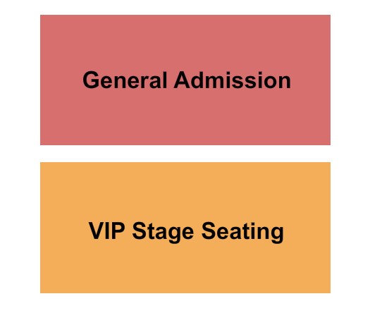 Des Plaines Theatre GA/VIP Stage Seating Chart
