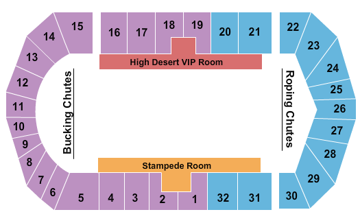 Deschutes County Fairgrounds Expo Center Rodeo 3 Seating Chart