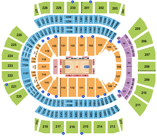 Desert Diamond Arena Basketball 2 Seating Chart