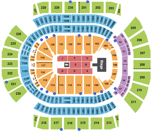 Desert Diamond Arena Christian Nodal 2 Seating Chart