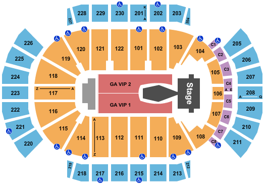 Desert Diamond Arena ENHYPEN Seating Chart