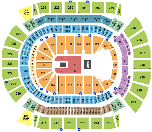 Desert Diamond Arena Halfhouse Seating Chart