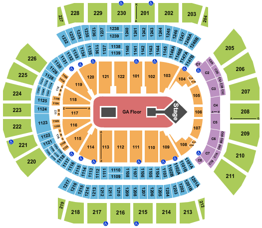 Desert Diamond Arena Seating Chart