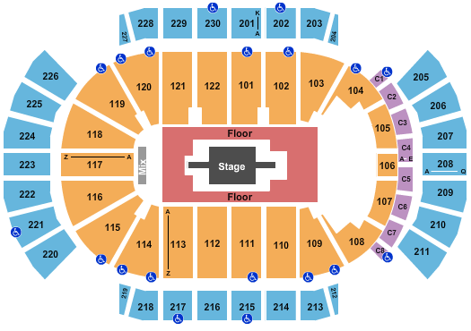 Desert Diamond Arena Rauw Alejandro Seating Chart