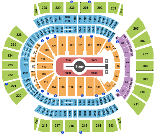 Desert Diamond Arena Rod Wave Seating Chart