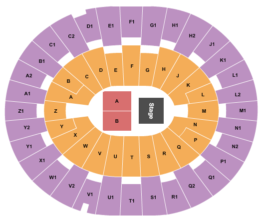 Desert Financial Arena Endstage Seating Chart
