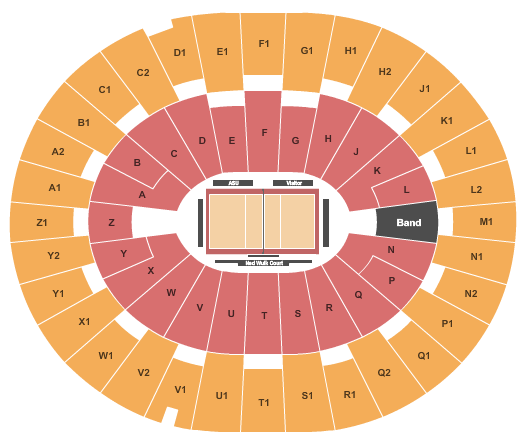 Desert Financial Arena Volleyball Seating Chart