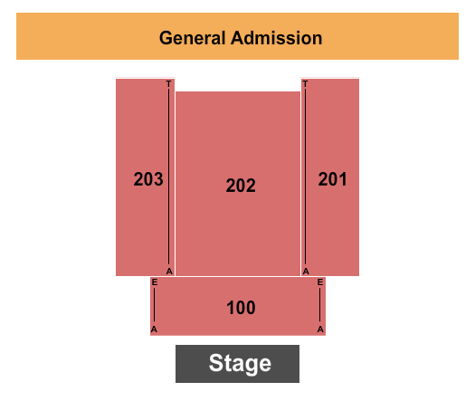 Diamond Ballroom Endstage Seating Chart