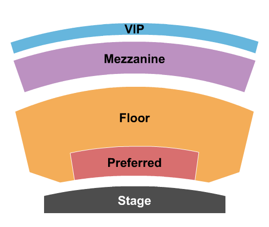 Pepsi Legends Theater Seating Chart