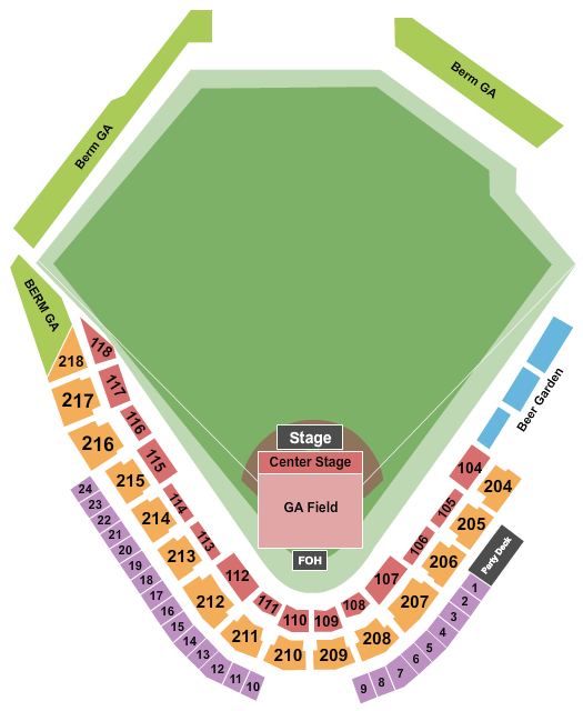 Dickey-Stephens Park Jake Owen Seating Chart