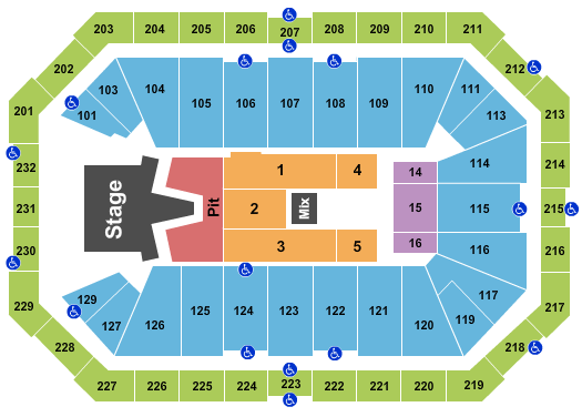 Dickies Arena AJR Seating Chart