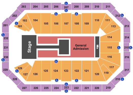 Dickies Arena Ateez Seating Chart