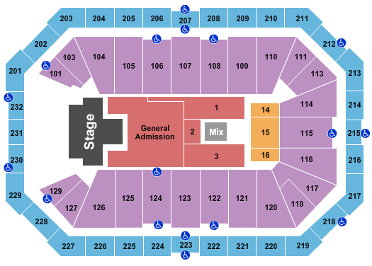 Dickies Arena Avenged Sevenfold Seating Chart