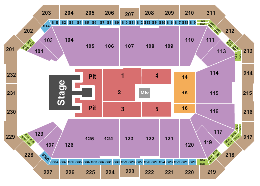 Dickies Arena Bailey Zimmerman Seating Chart
