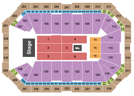 Dickies Arena Barry Manilow Seating Chart