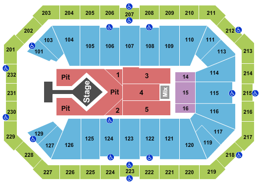 Dickies Arena Blink 182 Seating Chart