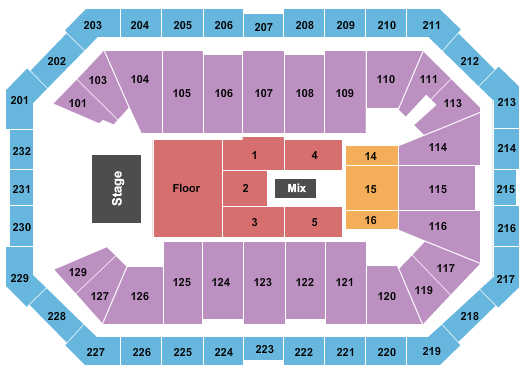Dickies Arena Chris Stapleton Seating Chart