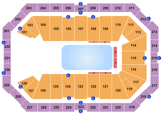 Dickies Arena Cirque - Crystal Seating Chart