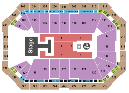 Dickies Arena Descendants & Zombies Seating Chart