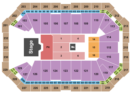 Dickies Arena Dierks Bentley Seating Chart