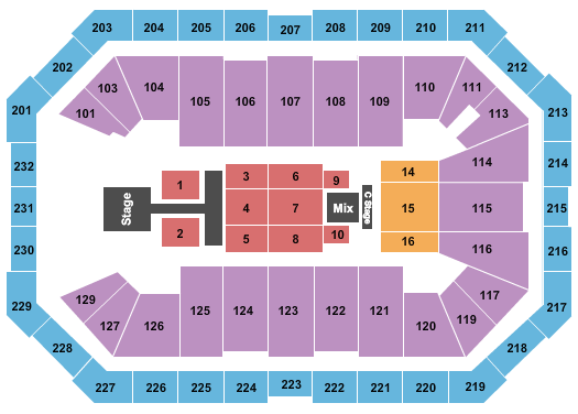 Dickies Arena Dude Perfect Seating Chart