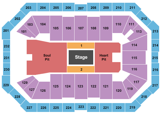 Dickies Arena Eric Church Seating Chart