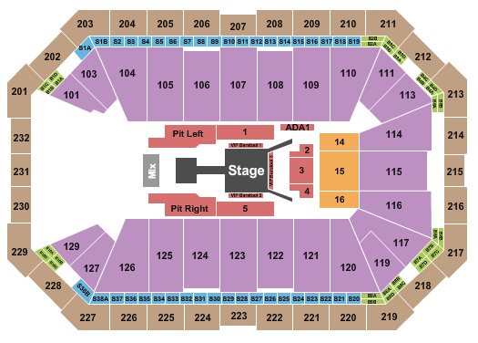 Dickies Arena Fuerza Regida Seating Chart