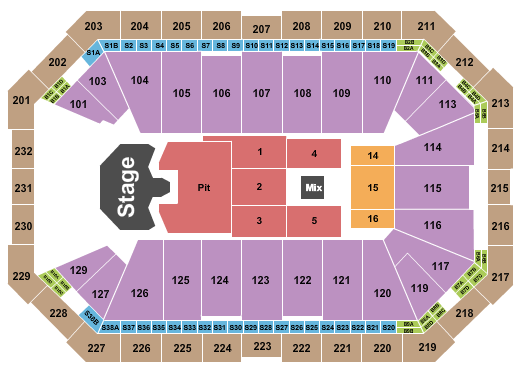 Dickies Arena Ghost Seating Chart